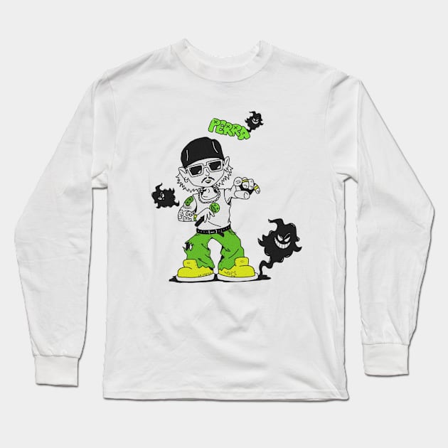 Feid ferxxo Long Sleeve T-Shirt by shadowNprints